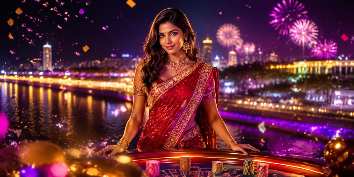 Live casino session in Ahmedabad riverfront entertainment setting